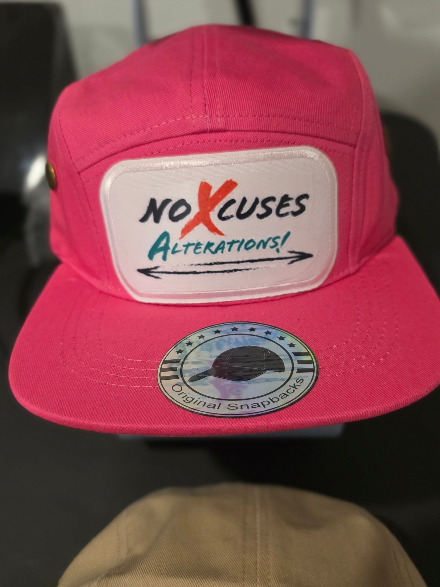 No Xcuses ALTERATIONS Longevity Patchwork Logo