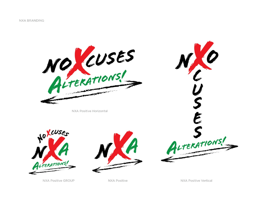 No Xcuses ALTERATIONS Logos