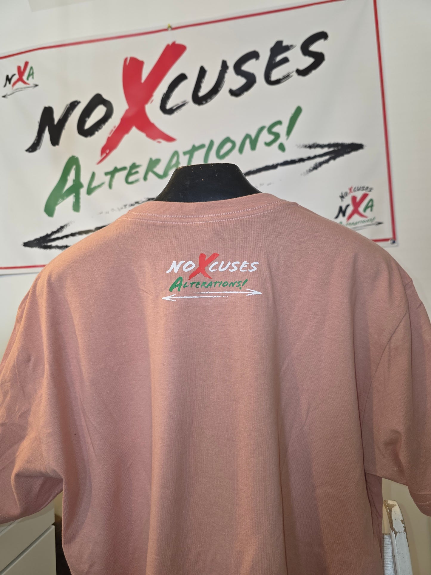 No Xcuses ALTERATIONS Re(MIND)Set Tees : **Custom Made / Create Ur Own (Complete order form below)