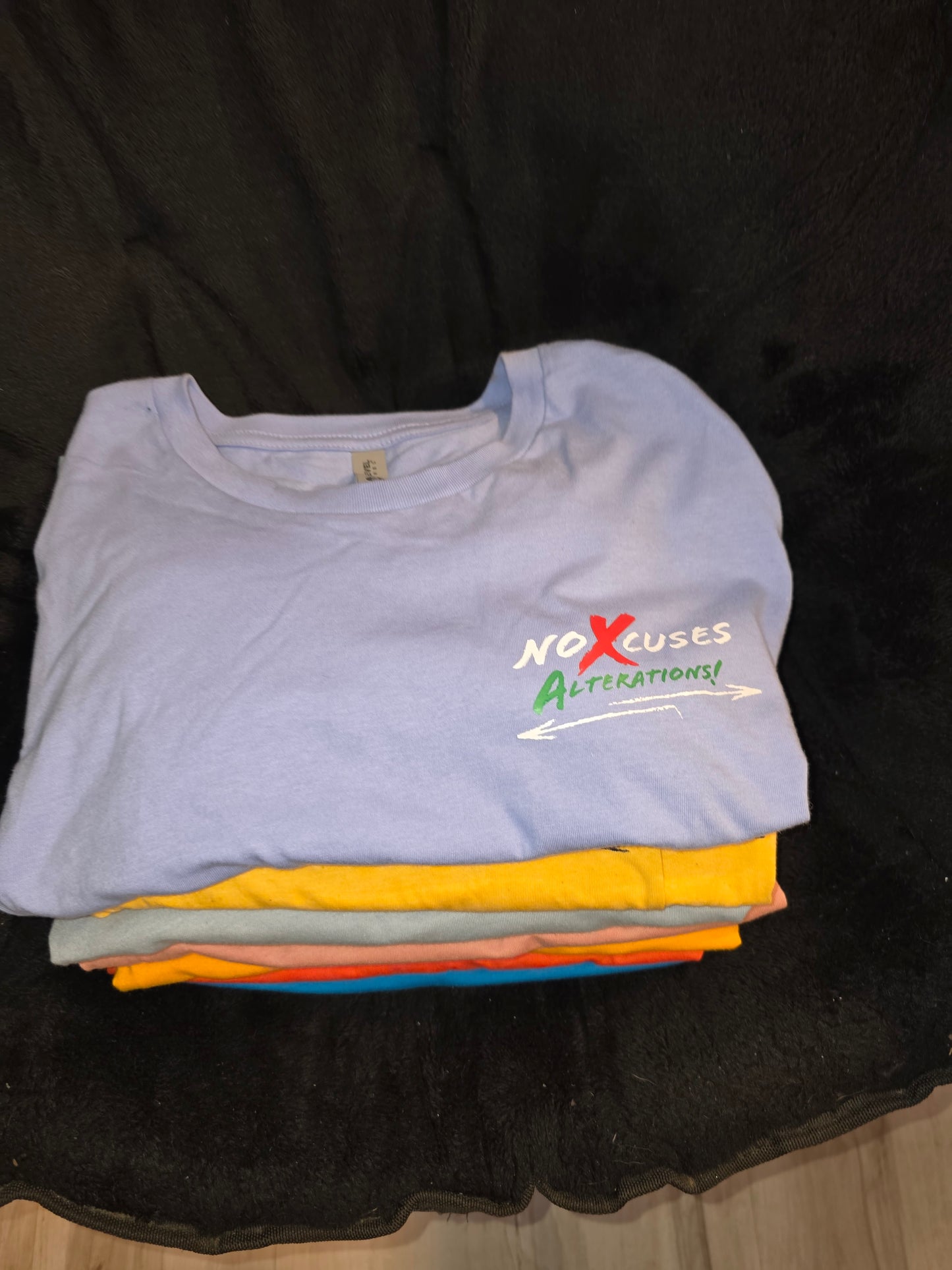 No Xcuses ALTERATIONS Re(MIND)Set Tees : **Custom Made / Create Ur Own (Complete order form below)