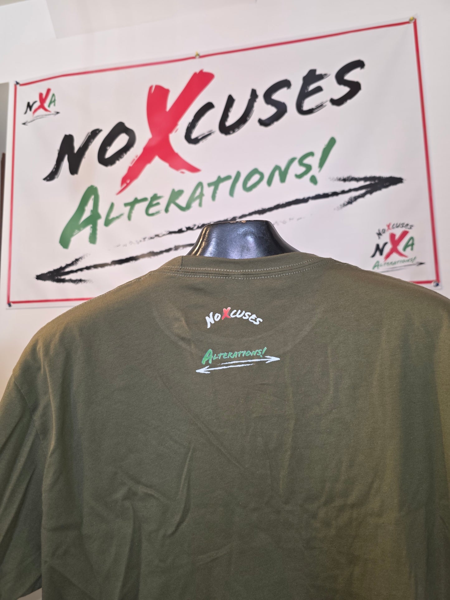 No Xcuses ALTERATIONS Re(MIND)Set Tees : **Custom Made / Create Ur Own (Complete order form below)